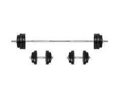 Keičiamo svorio hantelių ir štangos rinkinys inSPORTline BS08 3–50 kg