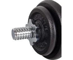 Keičiamo svorio metalinis hantelis inSPORTline 5–10kg