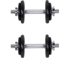 Insportline Hantelių komplektas su dėklu 2 x 10 kg