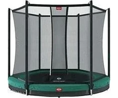 Kepurė Batutas BERG Favorit InGround - 330 cm, žalias, su saugos tinklu Comfort