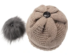 Origin Outdoors merino kepurė su bumbulu „Bobble“
