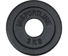 Ketaus olimpinis svorio diskas inSPORTline Castblack OL, 2kg