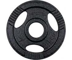 Ketaus olimpinis svorio diskas inSPORTline Hamerton Juodas 2,5kg, 50 mm