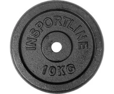 Ketaus svarmenų plokštė inSPORTline CastCzech 10 kg 30 mm