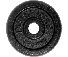Ketaus svorio diskas inSPORTline CastCzech 1,25 kg 30 mm