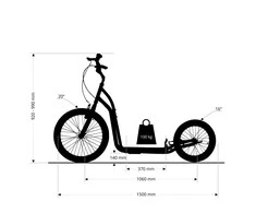 Paspirtukas inSPORTline Disparo V-Brake