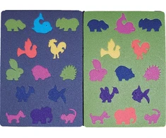 Sėdimasis kilimėlis Yate Animals, mažas, 30x21 cm