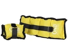 HMS Kojų ir rankų svoriai One Fitness WW01, geltoni - 2 x 0,7kg