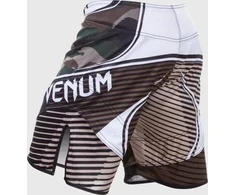 MMA šortai Venum Camo Hero, žali/rudi