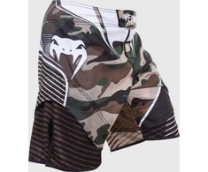 MMA šortai Venum Camo Hero, žali/rudi