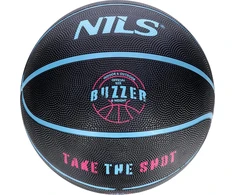Krepšinio kamuolys NPK271 BASKETBALL Juodas BUZZER 7 NILS