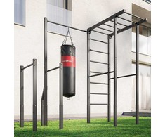 Lauko kopėčios + skersinis su krepšio laikikliu + rankenos atsispaudimams (ilgas) MO-Z5 - Marbo Sport