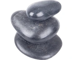 Lavos akmenų rinkinys inSPORTline River Stone 6–8 cm, 3 vnt