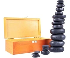 Lavos masažinių akmenų rinkinys inSPORTline Basalt Stone 20vnt.