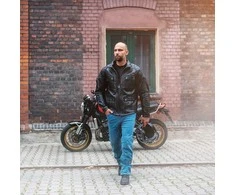 Leather Motorcycle Jacket W-TEC Valebravo