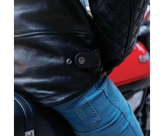 Leather Motorcycle Jacket W-TEC Valebravo