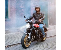 Leather Motorcycle Jacket W-TEC Valebravo