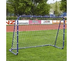 Lengvai surenkami futbolo treniruočių vartai Spartan 240x160x100cm