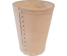 Longfield Pokerio taurė odinė 9cm