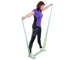 Mankštos juosta be latekso inSPORTline MorpoRoll 550cm (sunkus+)