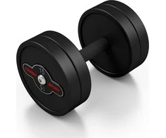 Marbo Sport Gumuotas hantelis Marbo - 15 kg, juodas