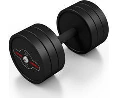 Marbo Sport Gumuotas hantelis Marbo - 20 kg, juodas