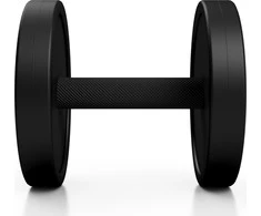 Marbo Sport Gumuotas hantelis Marbo - 5kg, juodas