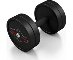 Marbo Sport Gumuotas hantelis Marbo - 12,5kg, juodas