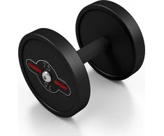 Marbo Sport Gumuotas hantelis Marbo - 7,5kg, juodas