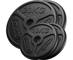 Marbo Sport Ketaus svorių komplektas Marbo MW-2x20KG_2x10KG-OLI, 60kg / 2x20kg + 2x10kg