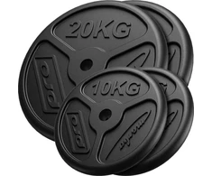 Marbo Sport Ketaus svarsčių komplektas Marbo, 60 kg / 2x20 kg + 2x10 kg