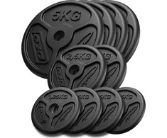Marbo Sport Ketaus svorių komplektas Marbo Slim, 30kg / 4x1.25kg, 2x2.5kg, 4x5kg