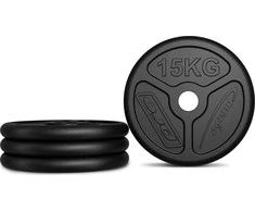 Marbo Sport Ketaus svorių komplektas Marbo MW-2x15KG_2x10KG_2x5KG-OLI, 60kg / 2x15kg + 2x10kg + 2x5kg