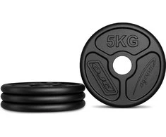 Marbo Sport Olimpinių ketaus svorių komplektas Marbo, 30kg / 4x5kg + 2x2.5kg + 4x1.25kg