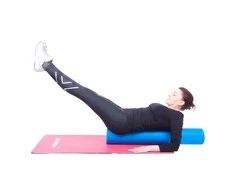 Masažinis treniruočių volas inSPORTline Evar 15x45 cm