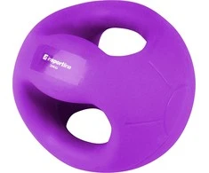 Medicininis kamuolys su rankenomis inSPORTline GrabMe 3kg