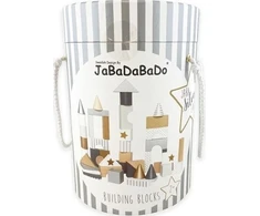 Medinės kaladėlės JaBaDaBaDo, sidabrinės
