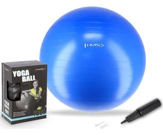 Mėlynas 55 cm gimnastikos kamuolys HMS YB01