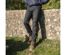 Men’s Motorcycle Jeans Oxford Original Approved CE Slim Fit Juodas