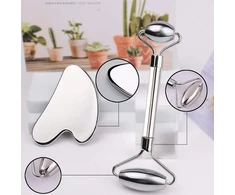 Metalinių veido volelių ir Gua Sha rinkinys inSPORTline Comesta Set