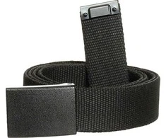 MFH BW Diržas juodas ca. 3 cm su sagtimi