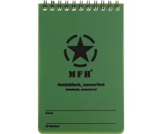 MFH Notebook waterproof small spiral binding ca. 10 x 15 cm