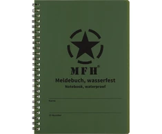 MFH Notebook waterproof spiral binding