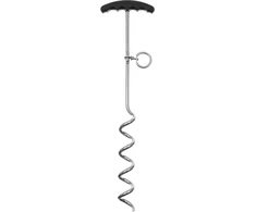 MFH Max Fuchs Sraigtinis metalinis kuoliukas palapinei su plastikinė rankena, 45 cm (27890)