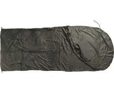 Miegmaišio įklotas Origin Outdoors Hoody Silk Semi-Rectangular, pilkas
