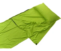 Miegmaišio įdėklas Origin Outdoors Microfiber, stačiakampis, žalias