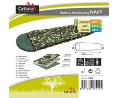 Miegmaišis Cattara Navy +10 °C