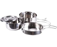 Mil-Tec COOK SET STAINLESS STEEL 4-PCS.