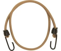 Mil-Tec COYOTE ELAST. SHOCK CORDS W.HOOKS (PAIR)