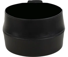 Mil-Tec Juodas FOLD-A-CUP® SULANKIAMAS TAURĖLIS 600 ML